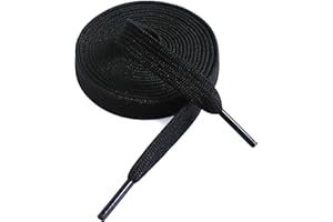 VSUDO 5/16" Fine Weave Flat Shoe Lace Shoestring for Running Athletic Sneaker