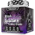 LOOT® - Black Edition Clover Curse Game Booster with Flow-State® Formula - 50 Servings (400g) with Caffeine - 20 High Dose Ingredients - Blackcurrant BlackBerry