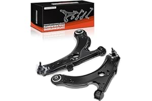 Frankberg 2x Brazo guía transversal Eje Delantero Compatible con A3 8L1 1.6L-1.9L 1996-2003 Leon 1M1 1.4L-2.8L 1999-2006 B.o.r.a 1J2 1.4L-2.8L 1998-2005 Golf IV 1J1 1997-2005