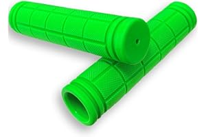 FRSOHEWIN Manopole per bicicletta, impugnature ergonomiche, in gomma, antiscivolo, per bicicletta, mountain bike, 1 paio di bici da città, mountain bike, mountain bike, 120 mm, colore nero