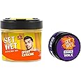 Set Wet Hair Gel Ultimate Hold, 250ml & Set Wet Daily Hair Styling Matte Wax, Matte Look, Flexible Hair & Restylable Anytime, Jar 60 gm