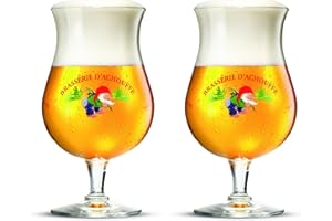 SUNATURE La Chouffe Bicchiere Da Birra 25cl (Set di 2) Birra Belga Forma Perfetta Per Bere La Birra