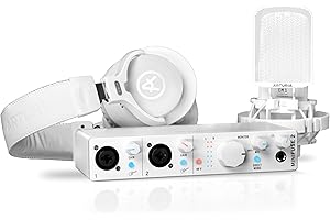 Arturia MiniFuse Recording Pack White USB-Audio Interface+ CM1 + EF1 - USB Interface