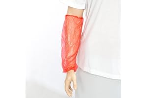 JAKERA Polyethylene Disposable Oversleeves Pack Of 100 - Availible in 5 colours (Red)