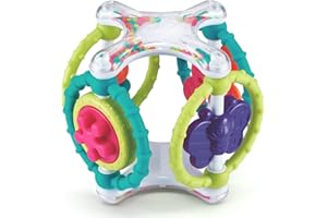 Auby Mon Acti' Cube,Jouet Bebe 3 4 5 6 7 8 9 10 11 12 Mois,Jouet enfant 1 2 3 Ans Garcon Fille