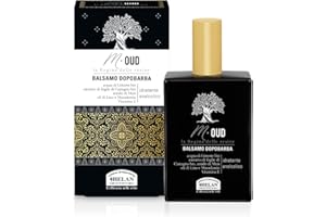 Helan, M Oud, Dopobarba Uomo Delicato e Idratante - Balsamo Barba Analcolico ad Azione Calmante contro Irritazioni, con Oli di Lino, Macadamia e Vitamina E - Idee Regalo Uomo, 75 ml - Made in Italy