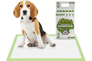 POGI'S PET SUPPLIES Pogi's Training Pads (20-Pezzi) (45x60cm) - Taglia Media, Super Assorbente, Tappetino Assorbente Ecologico per Addestramento per Cuccioli e Cani di Taglia Picoola