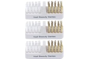 Healvian 3 Pz Spazzola per la pulizia della testa abrasiva punte per trapano per unghie spazzola per rimuovere la polvere unghie Pulisci punte trapano in rame frese per unghie chiodo