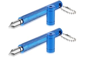 JIEYAO 2 pezzi per mazza da golf, strumento per affilare le scanalature, per scanalature a U e V, per golf, accessori essenziali per cunei e ferri, backspin ottimali e colpi precisi