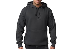 Smith & Solo Sweat a Capuche pour Homme, Sweatshirt col Rond, Manches Longues, Slim Coupe ​​, Hoody, Pull, Mélange de Coton de Haute qualité pour Homme