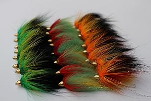 Tigofly Spring Collection 24 pcs 3 patterns Assorted Popular Cone Head Tube Flies Salmon Trout Steelhead Fly Fishing Flies Lures Set