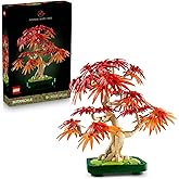 LEGO Botanicals Japon Kırmızı Ak&ccedil;aağa&ccedil; Bonsai Ağacı 10348 - Kırmızı ve Kehribar Sarısı Yapraklara Sahip Yapay Bitki İ&ccedil;eren Se