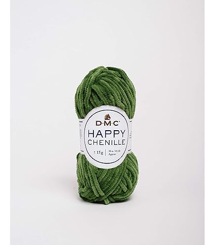 DMC - Happy Chenille garen - brei- en haakgaren - Amigurumis | Set van 25 bollen - 25 kleuren | Fluwelen effect - Oeko-Tex Standard 100 gecertificeerd
