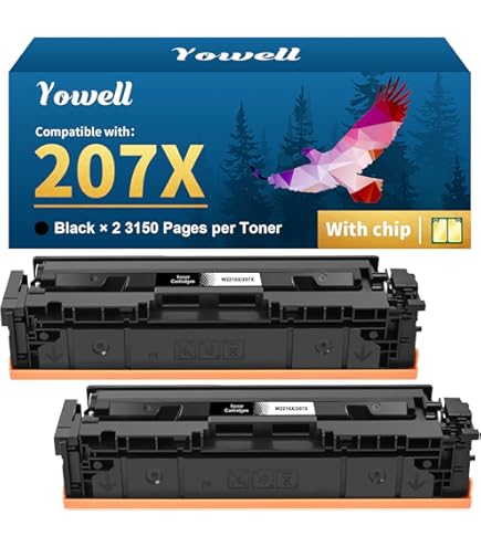 Toner für HP 207X Color LaserJet Pro MFP M283 fdw M282 nw M255 dw M255