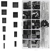 620 Stück 2,54 mm Pitch 1 2 3 4 5 6 Pin JST SM Gehäuse-Steckverbinder Dupont-Buchsen-Buchsenleiste Crimp-Anschluss-Steckverbi