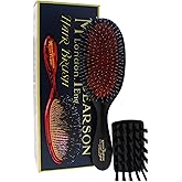 Mason Pearson Junior Medium Hair Brush BN2 | Bristle & Nylon, Dark