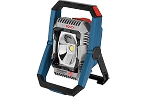 Bosch Professional 18V System Luce da cantiere a LED a batteria GLI 18V-2200 C (luminosità max. 2200 Lumen, Connect Ready, batterie e caricabatteria non inclusi, confezione in cartone)