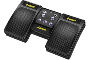 Donner Bluetooth Page Turner Pedal, Wireless Page Turner Pedal Rechargeable Sheet Music Reading Controller for Tablets, Black