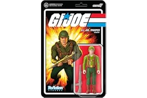 SUPER7 Super 7 G.I. Joe Reaction Wave 1 - Greenshirt, Multicolor, Estándar, (RE-GIJOW1A-GNS-)