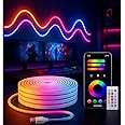 One94Store Smart LED Strip Light 5M with App & Remote Control, Music Sync RGB Lights, 16 Million Colors, Flexible SMD Rope Li