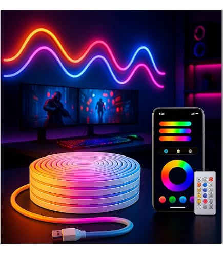 GOOMEEYA Motion Sensor Gun Safe Light – Self-Adhesive LED Strip With Dimmer & Timer For Carpet Interiors