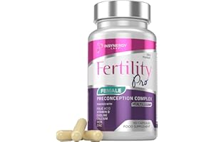 INSYNERGY LABS Ultra Premium Fertility Supplements for Women – Fertility Pro, The UK’s #1 Female Fertility Pills | 90 Conception Vitamins Capsules Folate, Vitamin D, Zinc, Iron