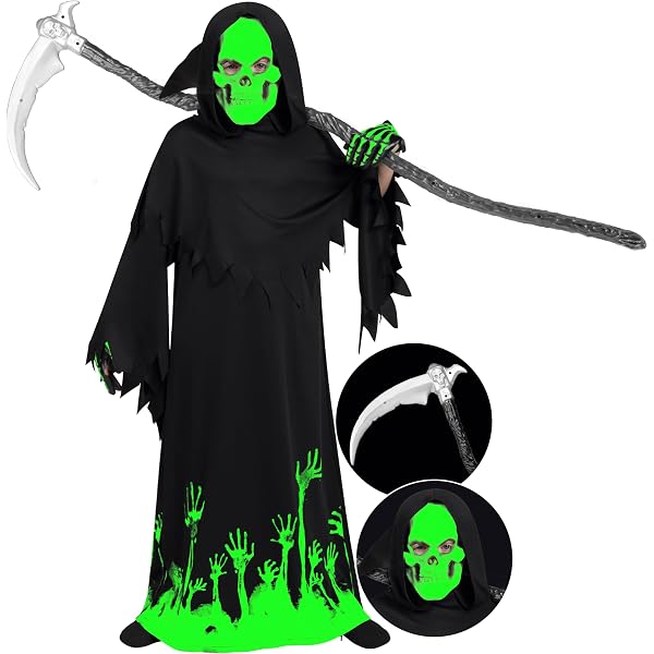 Costume Enfant Citrouille Pour Halloween Et Carnaval - Avec Coiffe, Manches Longues, Taille Unique | Déguisement Effrayant Et Fun
