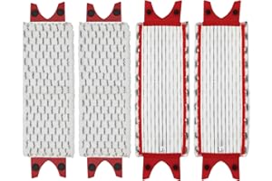 GFRED 2 Pièces Balai Plat Recharges en Microfibre Compatible Avec Vileda Ultramax 1-2 Spray Mop Têtes de Balai Plates en Microfibre Convient à Tous Les Types de Revêtements de Sol