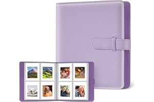 FLINTRONIC Albumy fotograficzne, 256 kieszeni, album pamięci, 64-stronicowy mini album filmowy do papieru fotograficznego Polaroid Zink/Fujifilm Instax Mini Film/Kodak Zink/papier fotograficzny HP Sprocket -