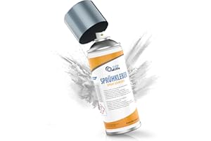 DIP TOOLS DIP-Tools Colle aérosol extra forte I Transparent & Faible odeur – Avec tête de pulvérisation réglable – Pour mousse textile, tissu, cuir, feutre, etc. – Idéal pour le bricolage et l'artisanat