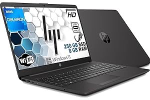 HP 250 G9 Notebook Pc Portatile/Display Led 15.6" FHD/Cpu Intel Celeron 2.80GHz /Ram 8Gb DDR4 /SSD M2 256GB /Hdmi/Usb-C/Wifi Bluetooth/Libre Office 2021/Windows 11 Pro
