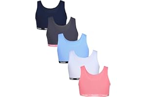TupTam Reggiseni Sportivi da Ragazza Top Pacco da 5