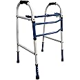 UR Care Folding Portable Walker Height Adjustable