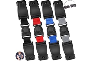 BENATON 4 Pezzi Clip Seggiolino Auto Cinghie Bambini, Fibbia di Sicurezza Bambino Seggiolino, Fibbia di Sicurezza Seggiolino Auto, per Seggiolini Auto, Carrozzine, Seggioloni, Universale