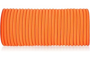 NASHRIO 6mm * 10M, orange elastisches Sicherheitsseil Bungee-Gurte Frachtnetze zur Sicherung von Gegenst?nden DIY-Projekt