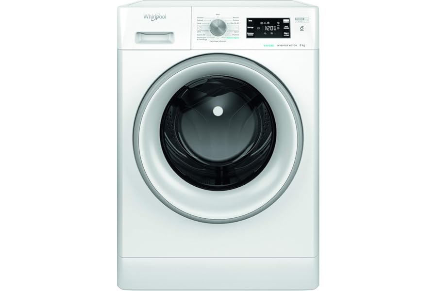 Whirlpool FFB 846 SV IT - Washing Machine 8 kg Freestanding, Front Load, Spin 1400 RPM. Width 59.5 cm, Depth 63 cm, Height 84.5 cm, Energy Class A