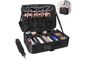 Relavel Sminkväska stor makeupväska resa makeupväska professionell makeup arrangör väska bärbar nagelarrangör box artist smin
