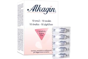 ALKAGIN Ovuli Vaginali Lugnande skyddsmedel Uppfriskande 10 styck