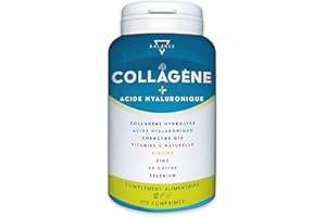 BALANCE NUTRITION COLLAGENE HYDROLISE 2000MG - 240 COMPRIMÉS | Collagene et Acide Hyaluronique | Collagène, Acide Hyaluronique, Coenzyme Q10, Vitamine C, Biotine et Zinc pour la Peau, les Os et les Articulations