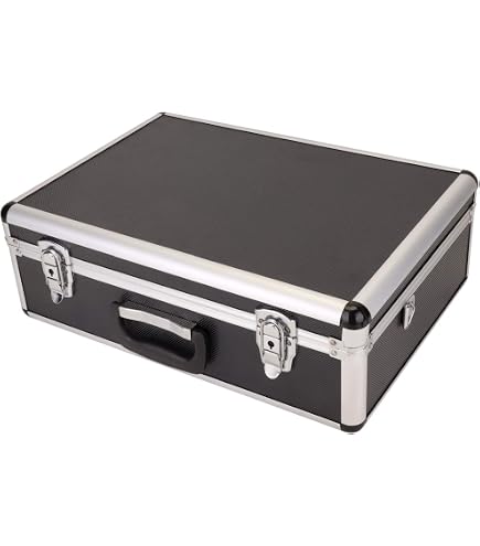 Aluminum Alloy Toolbox 24x16x16cm Heavy Duty Portable Storage Case Aluminum Alloy Toolbox 24x16x16cm Heavy Duty Portable Storage Case