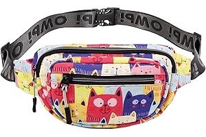 Oh My Pop! Riñonera Glaze, 22 x 13 cm, Cats