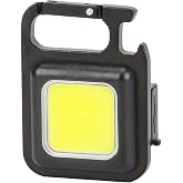 Promosyonca Anahtarlık Şeklinde Metal Kasa COB Kare Fener &ndash; Kamp Outdoor Suya Dayanıklı Mini COB LED Işıldak, Type‑C Şarjlı, 
