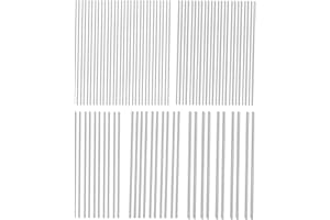 BBYPP 80 varillas de acero inoxidable de 40 cm, acero inoxidable 304, longitud 400 mm, 5 diámetros, 1 mm, 1,5 mm, 2 mm, 2,5 mm, 3 mm