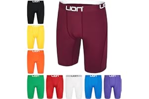 LION SPORTSWEAR Compression Shorts for Football & Sports – Multi-Purpose Base Layer for Men & Kids, Ideal for Gym, Training & Running
