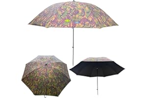 QUEST TACKLE Quest Tenacious 55'' Carp Fishing Umbrella | Brolly | DPM CAMO | Day Shelter | Match Sea Camping