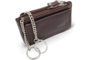 Safekeepers Schlüsseletui - Schlüsselmappe - Schlüsseltasche - schlüsselmäppchen - Schlüsseletui Leder- Herren- Damen Leder