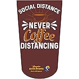 Calza amputata "distanza sociale mai caffè distanza V2"