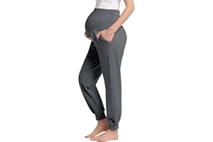 JOYARIA Damen Umstandshose Jogginghose Lang Schwangerschaft Warm Schlafanzug/Pyjama/Yoga Hose