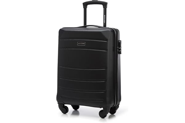 WITTCHEN Valise de Voyage Bagage à Main Valise Cabine Valise Rigide en ABS avec 4 roulettes pivotantes Serrure à Combinaison Poignée télescopique Globe Line