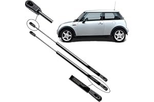 Ramor Strutz 2x Portón Trasero, Amortiguadores Maletero Compatible con Mini One + Cooper R50,R53 2001-2006. Resorte de Gas, Puntales de Gasolina. Reemplazo de 41626801258 y Otros.